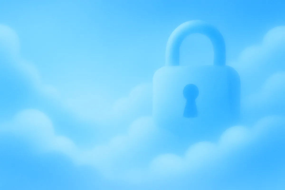 Illustration confidentialité avec cadenas